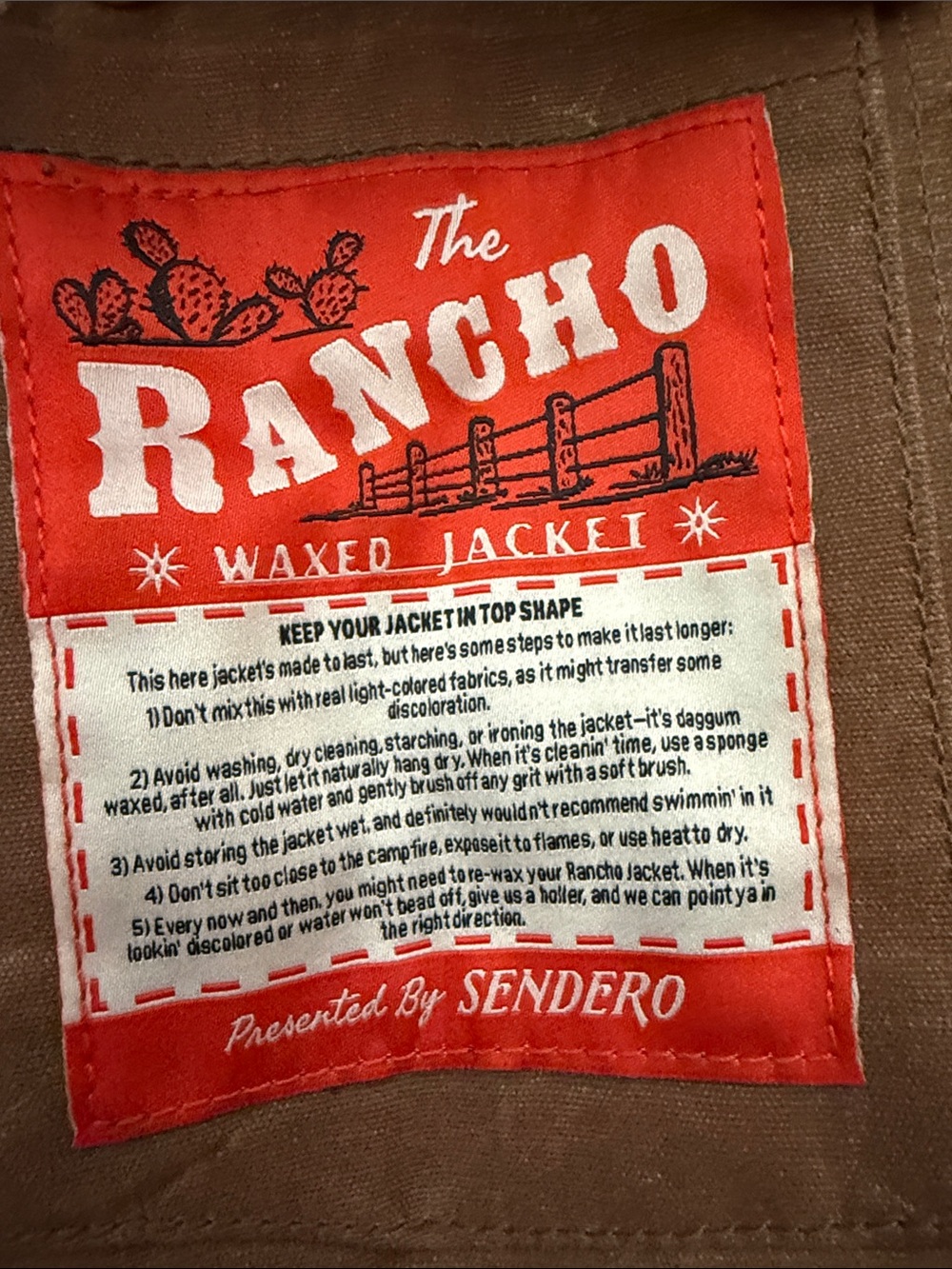 Sendero Provisions Waxed Ranch Jacket (brand new never worn) - Picture 6 of 14